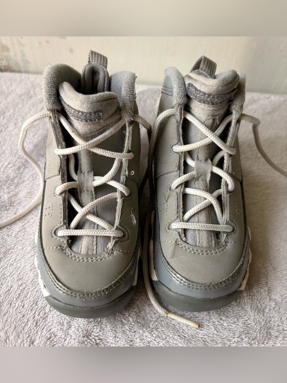 Jordan Kids Gray High-Top Sneakers